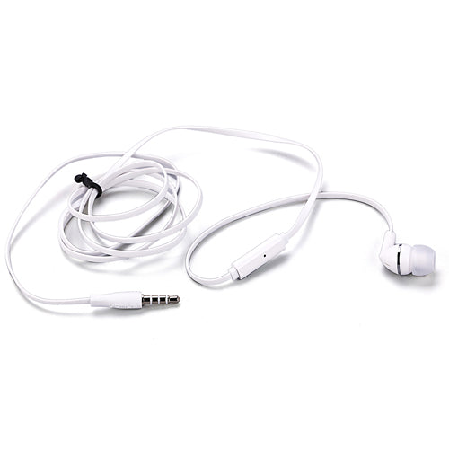 Mono Headset Earphone w Mic Wired Earbud 3.5mm Single Headphone Hands-free  - BFF70 441-5