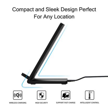 Wireless Charger 10W Fast Stand Detachable 2-Coils Charging Pad  - BFZ40 1665-9