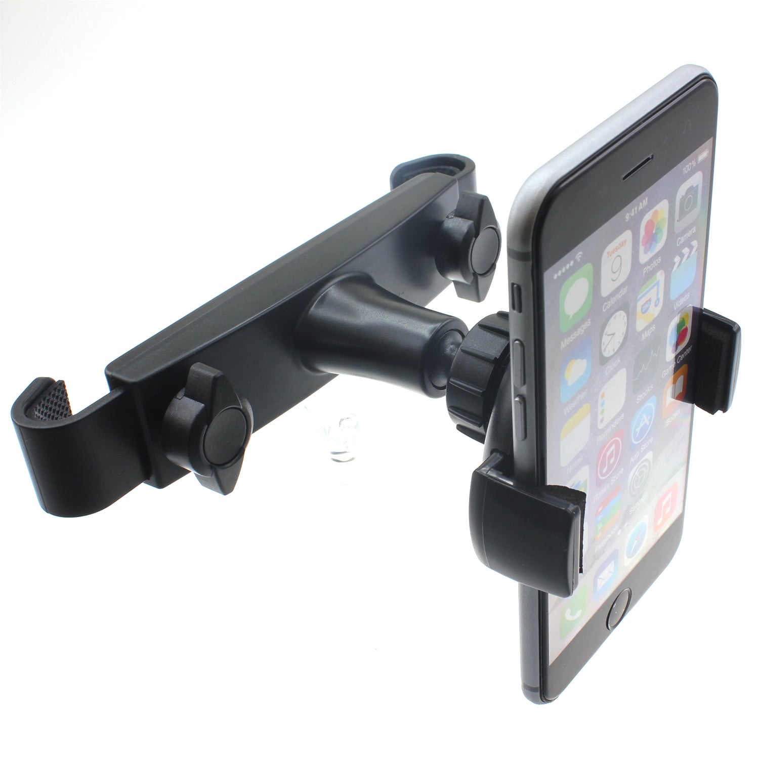 Car Headrest Mount Holder Seat Back Cradle Swivel Dock  - BFC78 669-1