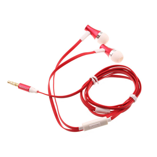 image of Wired Earphones Hi-Fi Sound Headphones Handsfree Mic Headset Metal Earbuds  - BFD27 392-1