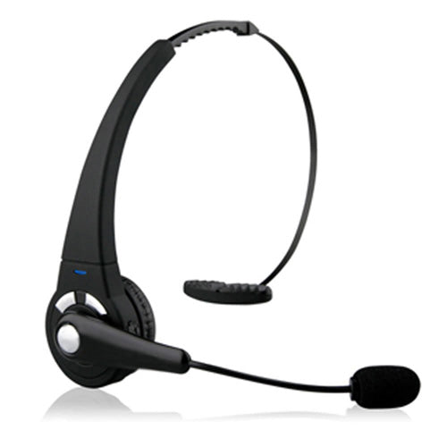 image of Wireless Headphone Hands-free Boom Mic Mono Headset Earphone Single Earbud  - BFK11 464-1