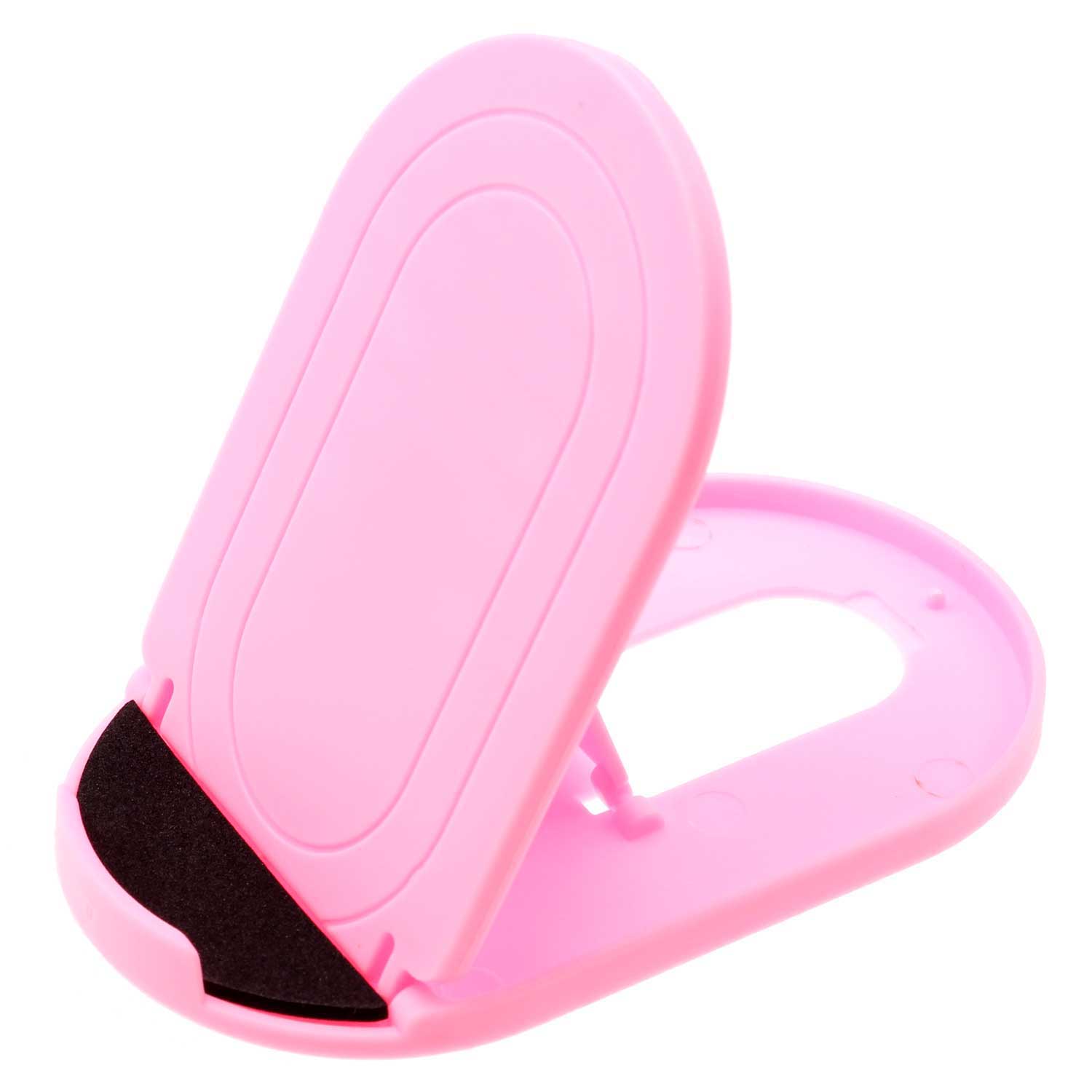 Fold-up Stand Pink Holder Travel Desktop Cradle  - BFS14 1628-1