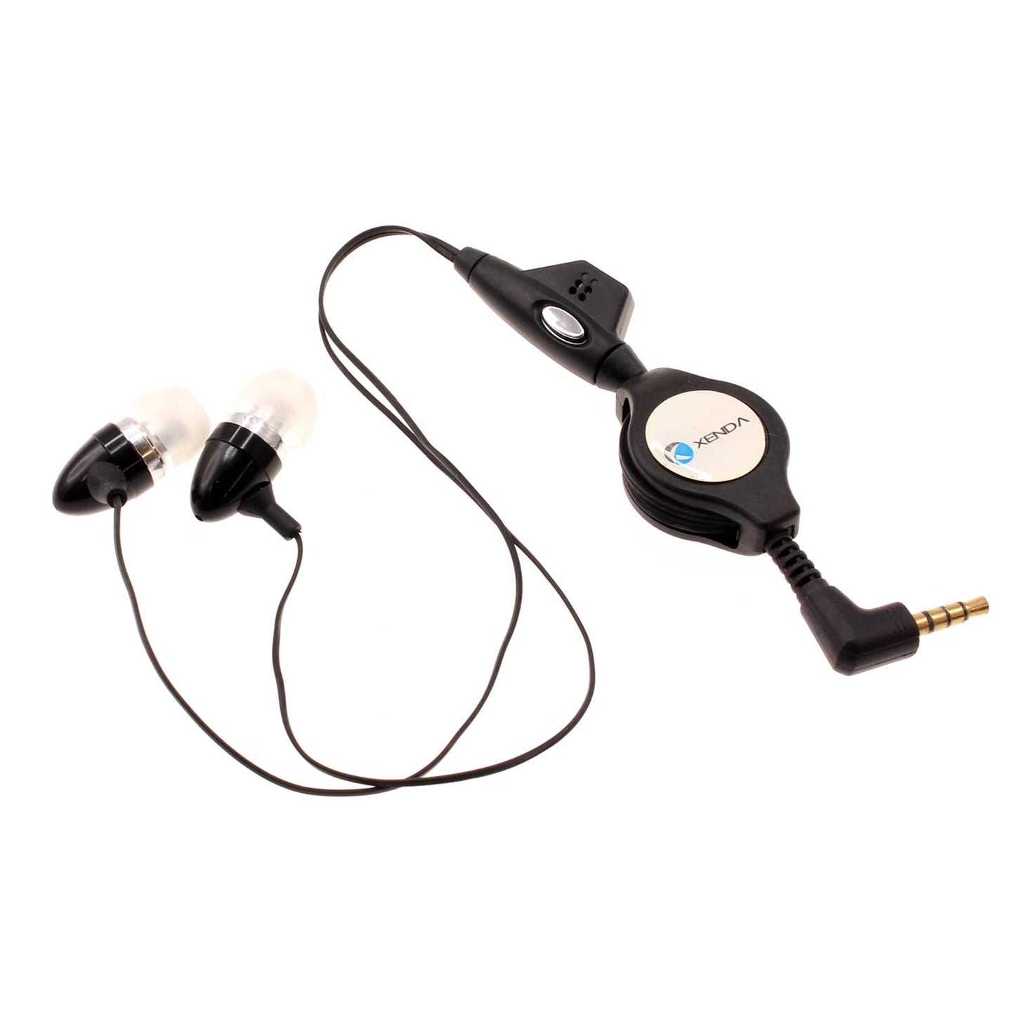 Retractable Earphones Wired Headphones Handsfree Mic Headset 3.5mm  - BFC63 357-1