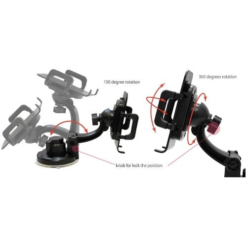 Car Mount Windshield Holder Glass Cradle Swivel  - BFC47 634-6