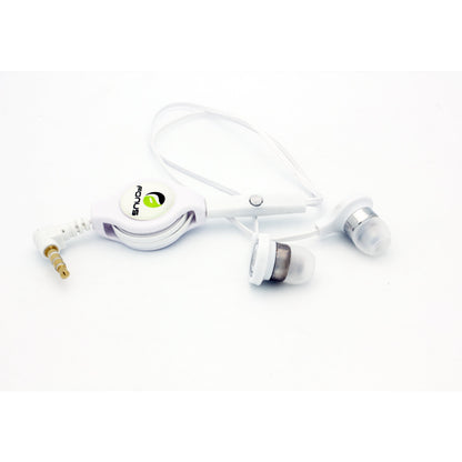 Retractable Earphones Headphones Hands-free Headset Handsfree Earbuds  - BFB72 407-4