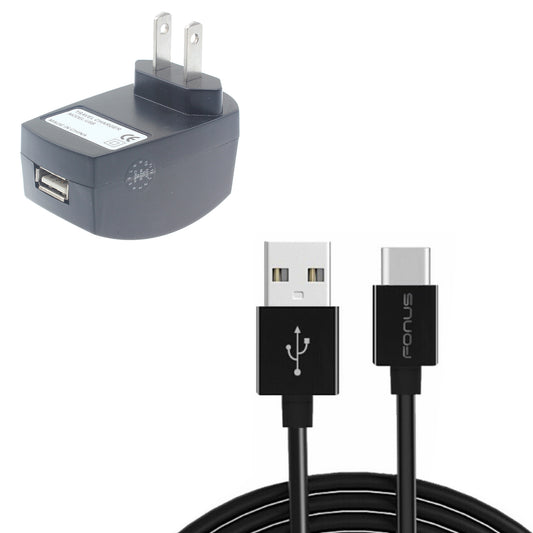 image of Home Wall Charger Adapter 6ft Long TYPE-C Cable 2052-1