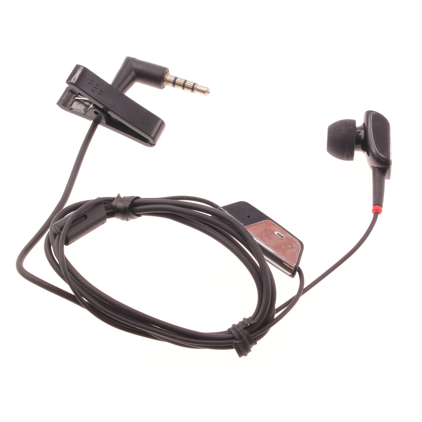 Mono Headset Wired Earphone Handsfree Mic 3.5mm Headphone Single Earbud  - BFB55 410-1