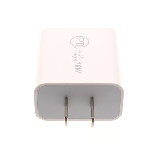 image of 18W Fast Home Charger PD Type-C Quick Power Adapter Travel  - BFS34 1430-1