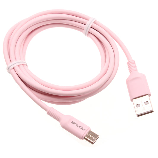 6ft USB-C Cable Pink Charger Cord Power Wire Type-C  - BFA60 1418-1