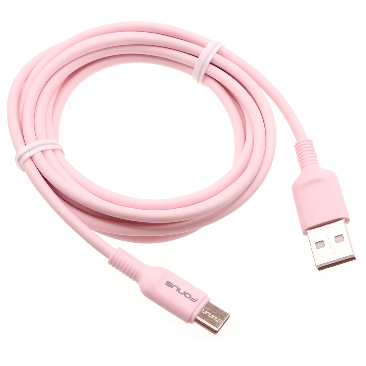 10ft Long USB-C Cable Pink Charger Cord Power Wire Type-C Fast Charge  - BFJ16 1574-1