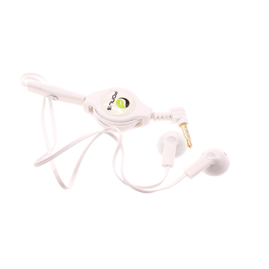 image of Retractable Earphones Headphones Hands-free Headset Handsfree Earbuds  - BFB56 406-1