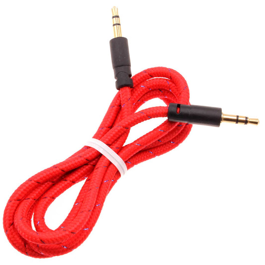 image of Aux Cable 3.5mm Adapter Car Stereo Aux-in Audio Cord Speaker Jack Wire  - BFM98 402-1