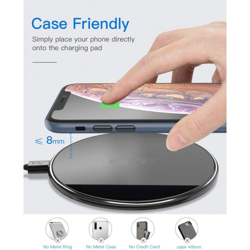 15W Wireless Charger Fast Charging Pad Slim Quick Charge  - BFV32 1434-3