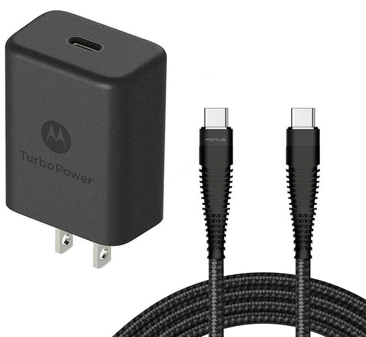 image of 27W Fast Home Charger TurboPower PD 6ft TYPE-C Cable USB-C Power Adapter  - BFE23 1472-1