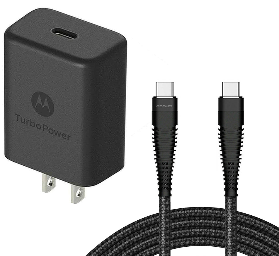 27W Fast Home Charger TurboPower PD 6ft TYPE-C Cable USB-C Power Adapter  - BFE23 1472-1