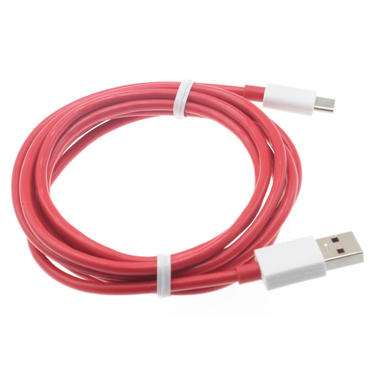 image of 6ft USB-C Cable Red Charger Cord Power Wire Type-C  - BFB23 1340-1