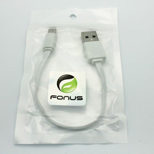 Short USB Cable MicroUSB Charger Cord Power Wire  - BFB73 233-2