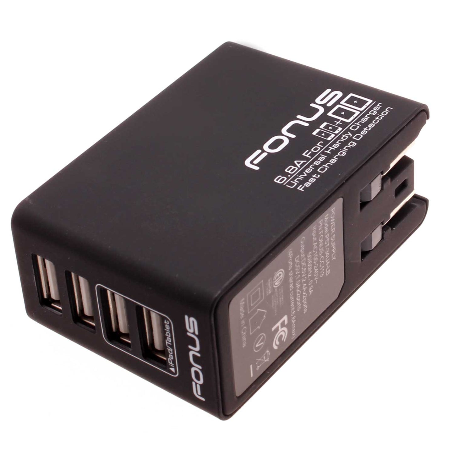 Home Charger 34W 4-Port USB 6.8A Wall AC Plug  - BFK64 845-1