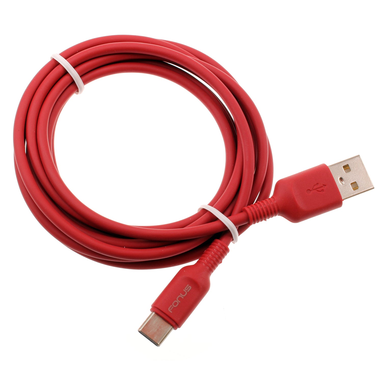 6ft USB-C Cable Red Charger Cord Power Wire Type-C  - BFC15 1423-1