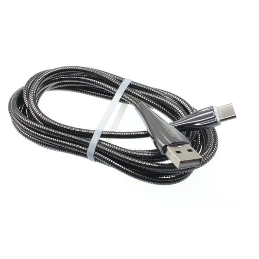 image of Metal USB Cable 6ft Type-C Charger Cord Power Wire  - BFR89 1170-1