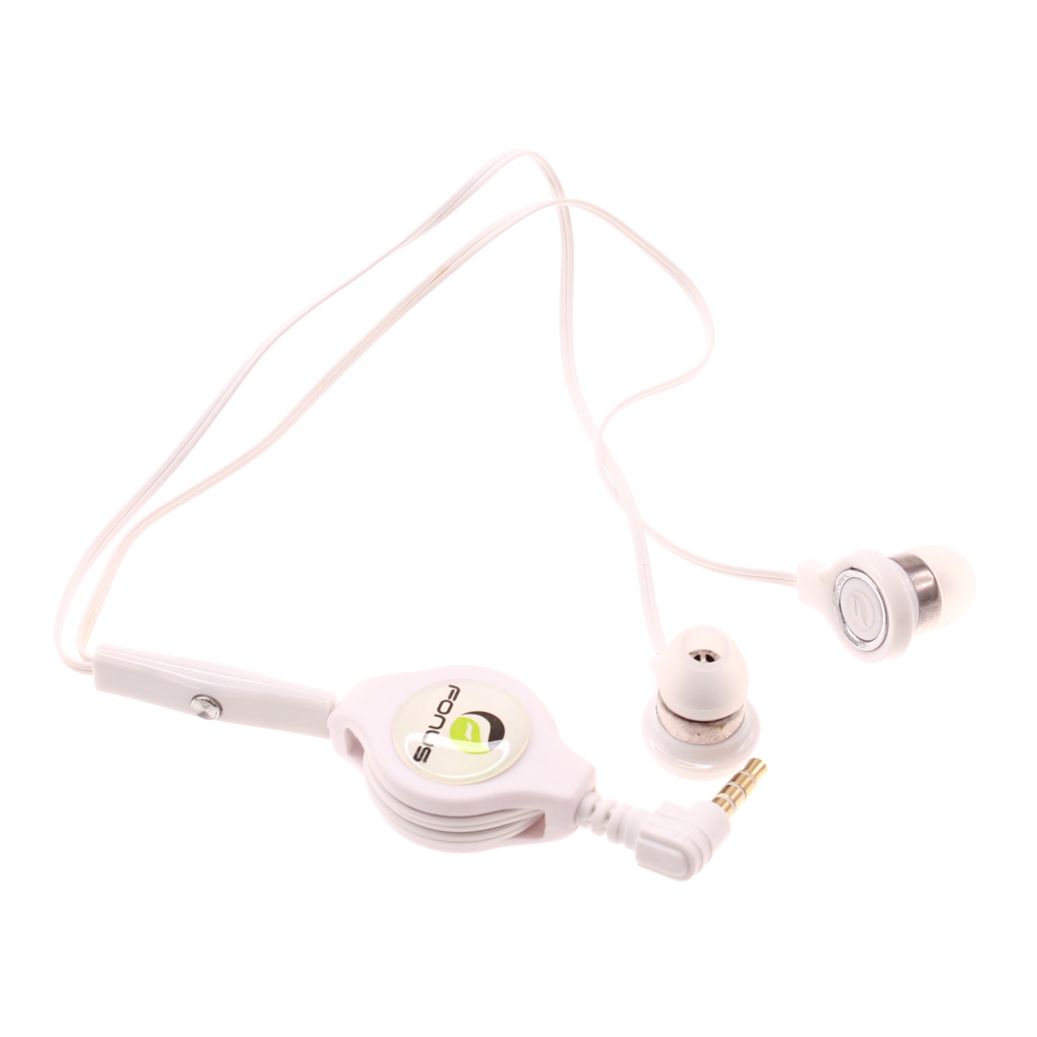 Retractable Earphones Headphones Hands-free Headset Handsfree Earbuds  - BFB72 407-1