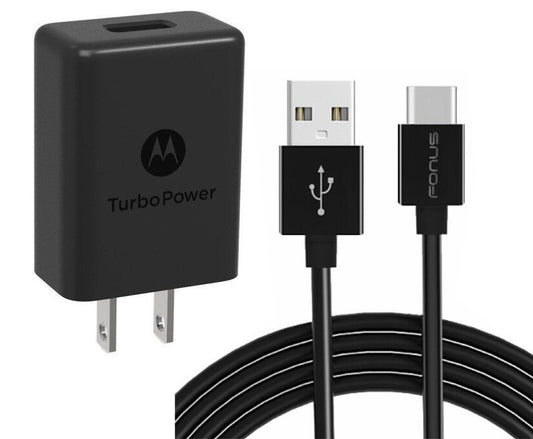 image of 15W Fast Home Charger TurboPower QC3.0 6ft TYPE-C Cable Quick Power Adapter  - BFL88 1324-1