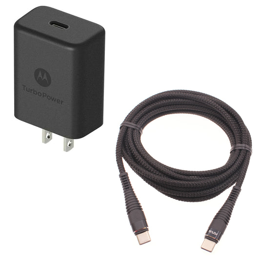 image of 27W Fast Home Charger TurboPower PD 6ft TYPE-C Cable USB-C Power Adapter  - BFE23 1472-1