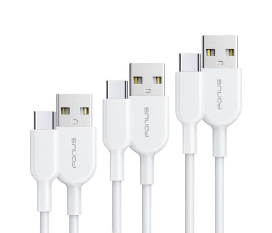 image of 3ft, 6ft and 10ft Long USB-C Cable Fast Charge TYPE-C Cord Power Wire Sync High Speed  - BFY79 1806-1