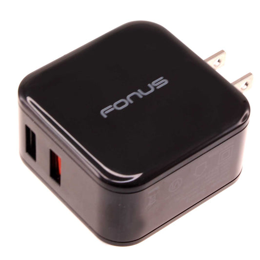 image of Fast Home Charger 30W 2-Port USB Quick Charge Port Travel Wall  - BFB96 1058-1