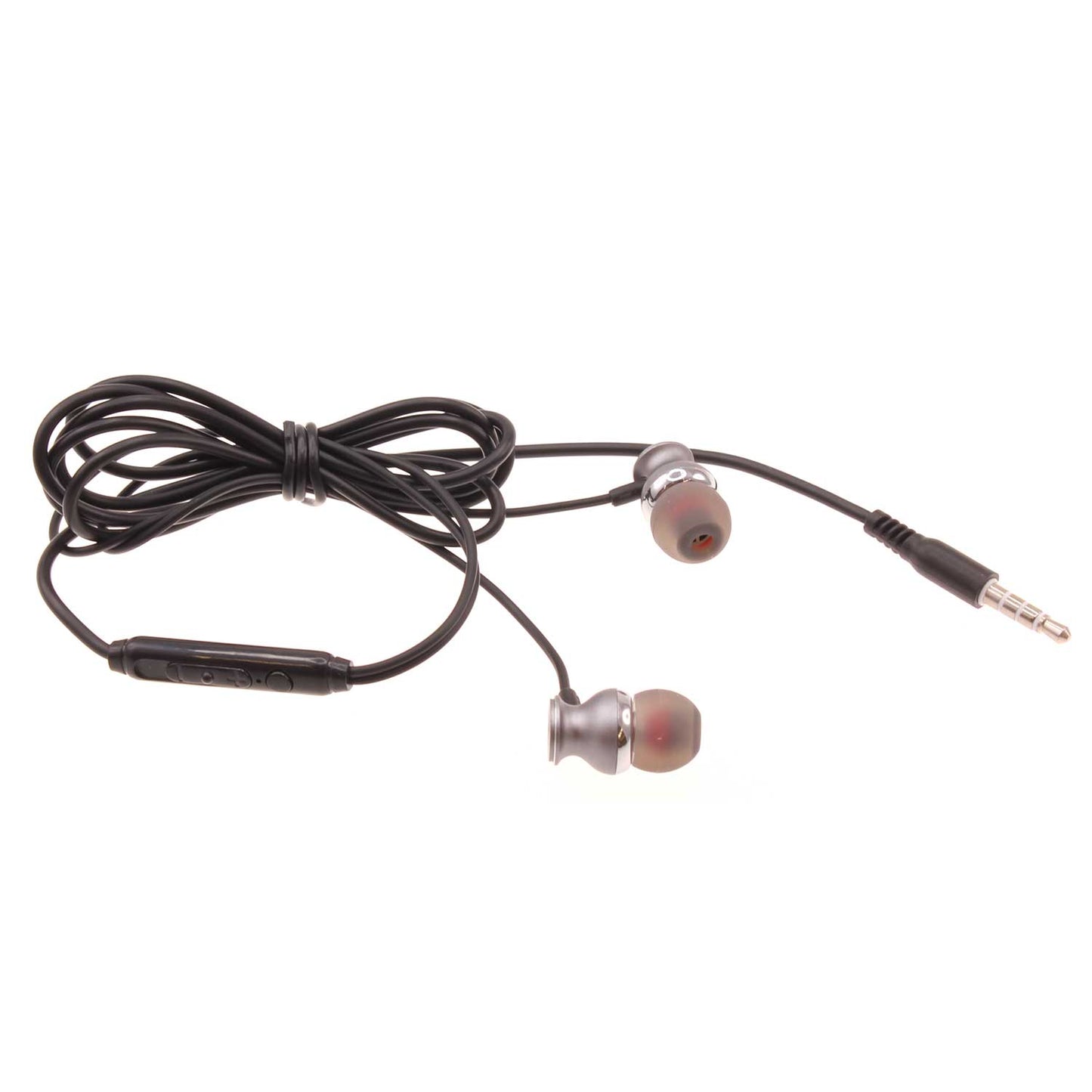 Wired Earphones Hi-Fi Sound Headphones Handsfree Mic Headset Metal Earbuds  - BFD99 1580-1