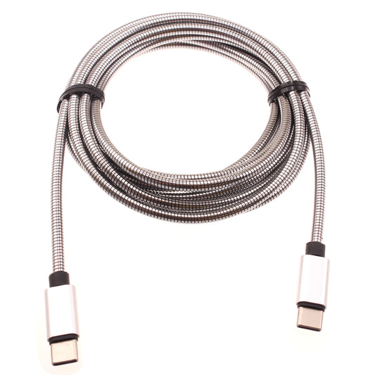 image of 6ft Metal PD Cable Type-C to USB-C Charger Cord Power Wire Sync  - BFD55 1426-1