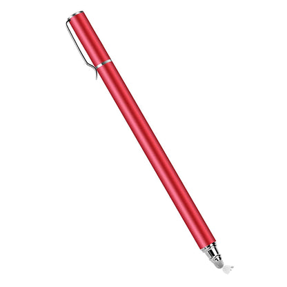 Red Stylus Touch Screen Pen Fiber Tip Aluminum Lightweight  - BFZ57 1683-1