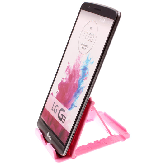 Pink Stand Fold-up Holder Travel Desktop Cradle  - BFG52 1667-1