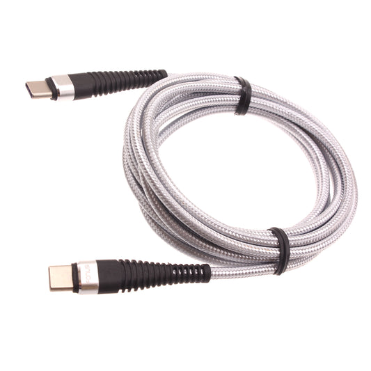 image of 6ft PD Cable Type-C to USB-C Charger Cord Power Wire Sync  - BFC45 1458-1