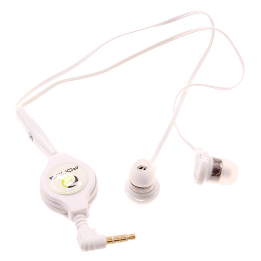 image of Retractable Earphones Headphones Hands-free Headset Handsfree Earbuds  - BFB72 407-1