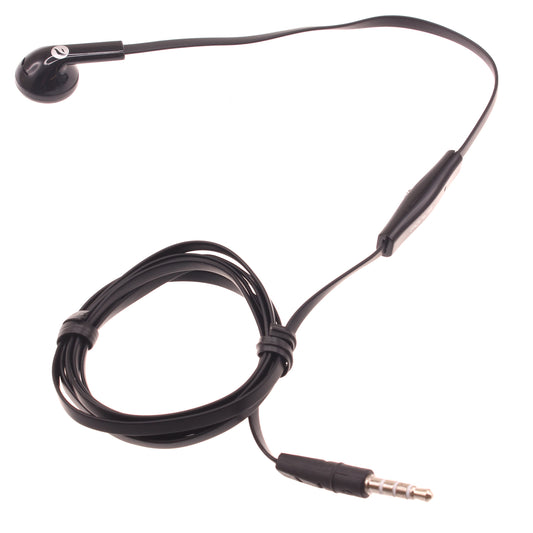 image of Mono Headset Wired Earphone Single Earbud 3.5mm Headphone Flat  - BFJ88 387-1