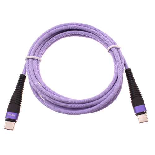 Purple 6ft PD Cable Type-C to USB-C Long Charger Cord Power Wire Sync  - BFA94 1547-7