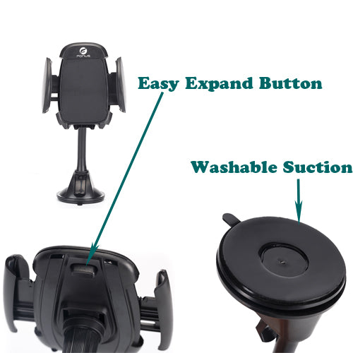 Car Mount Dash Windshield Holder Cradle Swivel  - BFA45 683-6