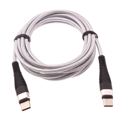 6ft and 10ft Long PD USB-C Cables Fast Charge TYPE-C to TYPE-C Cord Power Wire USB-C to USB-C Data Sync  - BFY67 1794-6