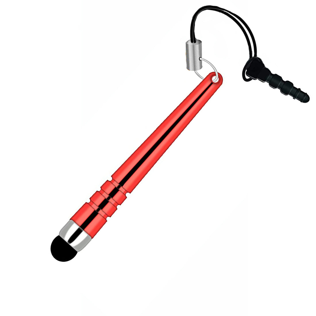 Red Stylus Touch Pen Aluminum Compact  - BFG04 1634-1